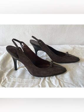 🖤Chanel Suede Slingbacks Size 8
